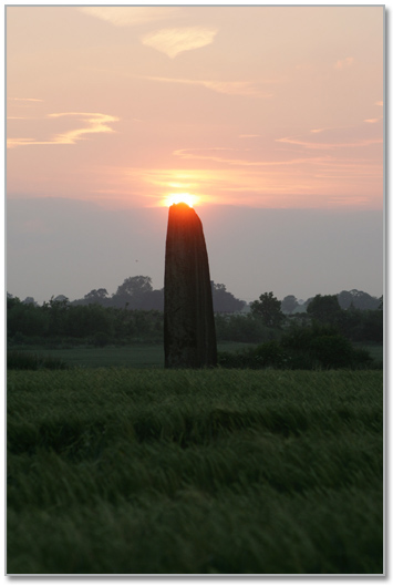 Devils Arrow at Sunset